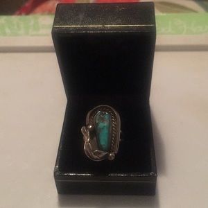 🦉Navajo Handmade Turquoise Feather Ring🦉